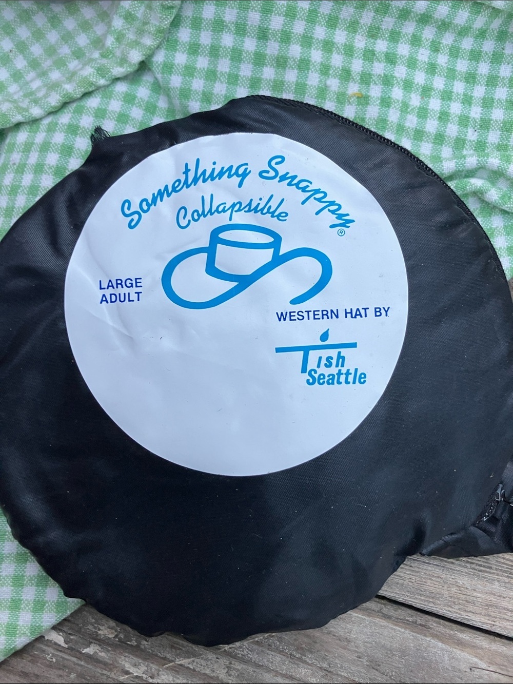 Something snappy collapsible western hat by Tish Seattle size large adult